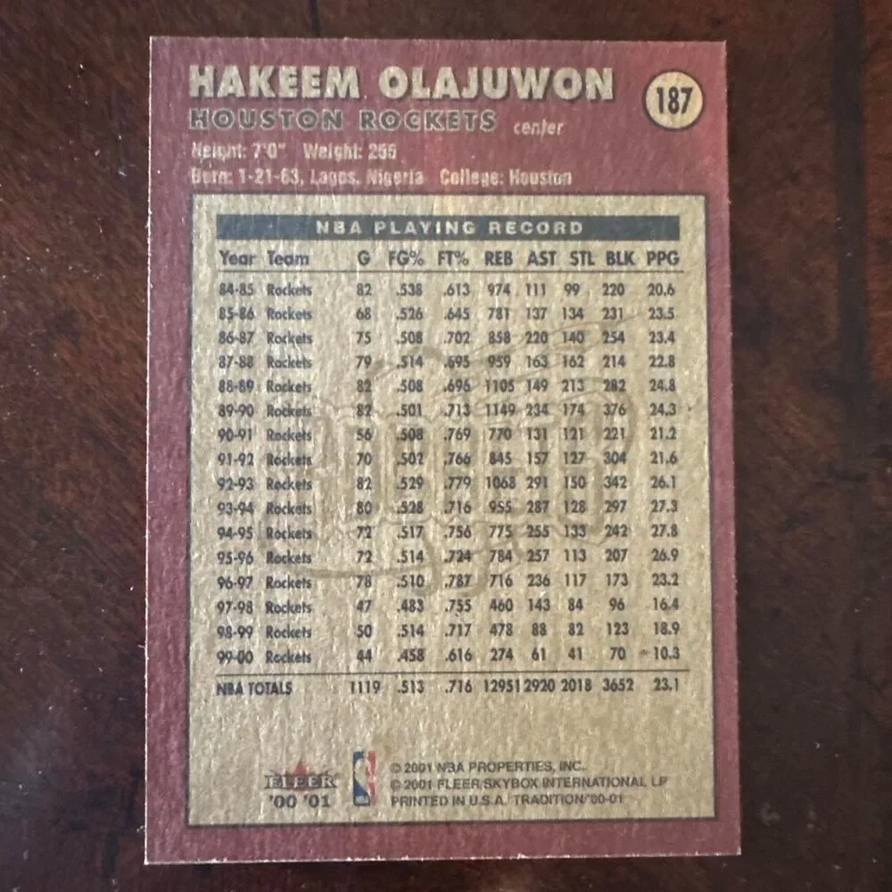 fleer 2000 01